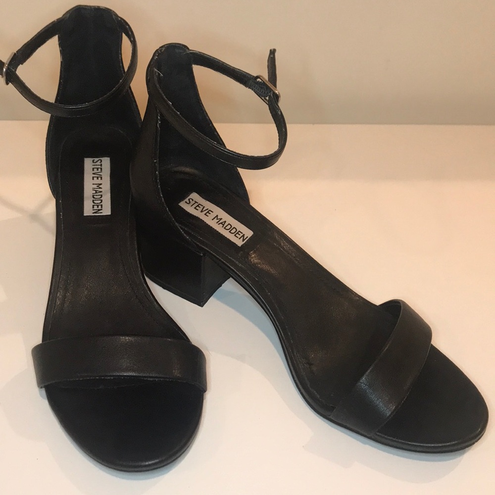 Steve Madden Black Heeled Sandal